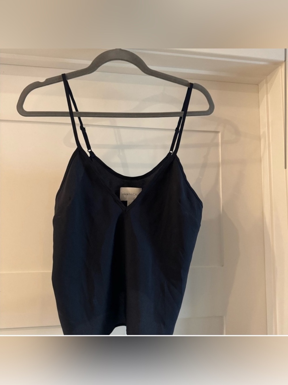 Alice McCall Black Spaghetti Strap Camisole Size 4